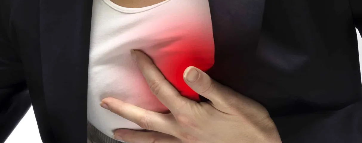 mellfájdalom nivo